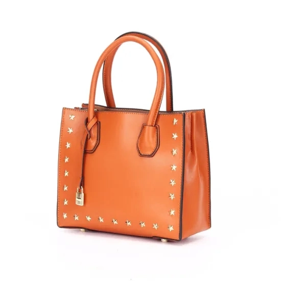 PU PVC Leather Handbag Manufacturer, OEM/ODM Wholesale Factory, Faux Leather Tote Bag with Studs Shoulder Bag Bucket Lady Handbag