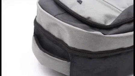 Sac à dos d'école d'ordinateur portable d'affaires de voyage imperméable en cuir PU personnalisé pour hommes