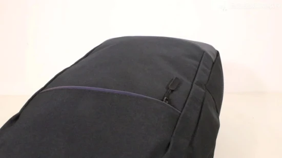 Sac à dos de voyage scolaire de bonne qualité en cuir PU de couleur simple pour hommes et femmes