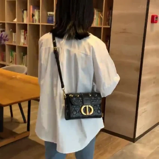 Guangzhou 1 : 1 sac à main dames en cuir véritable L sac V haute qualité enveloppe Vintage femmes sacs à main